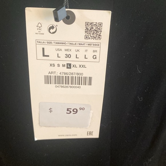 Zara velvet pants - Picture 4 of 5